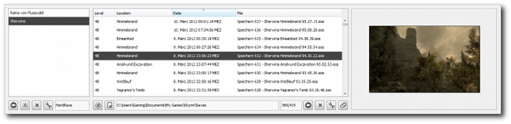Enlarge! Skyrim folder panel
