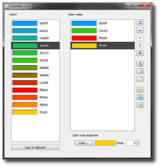 ColorPal2 screenshot
